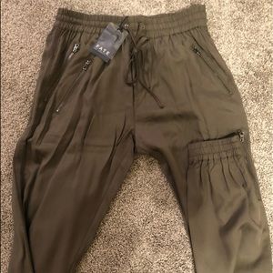 Army green comfy joggers